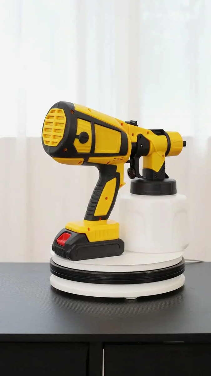 Cordless Paint Sprayer with Three Batteries
