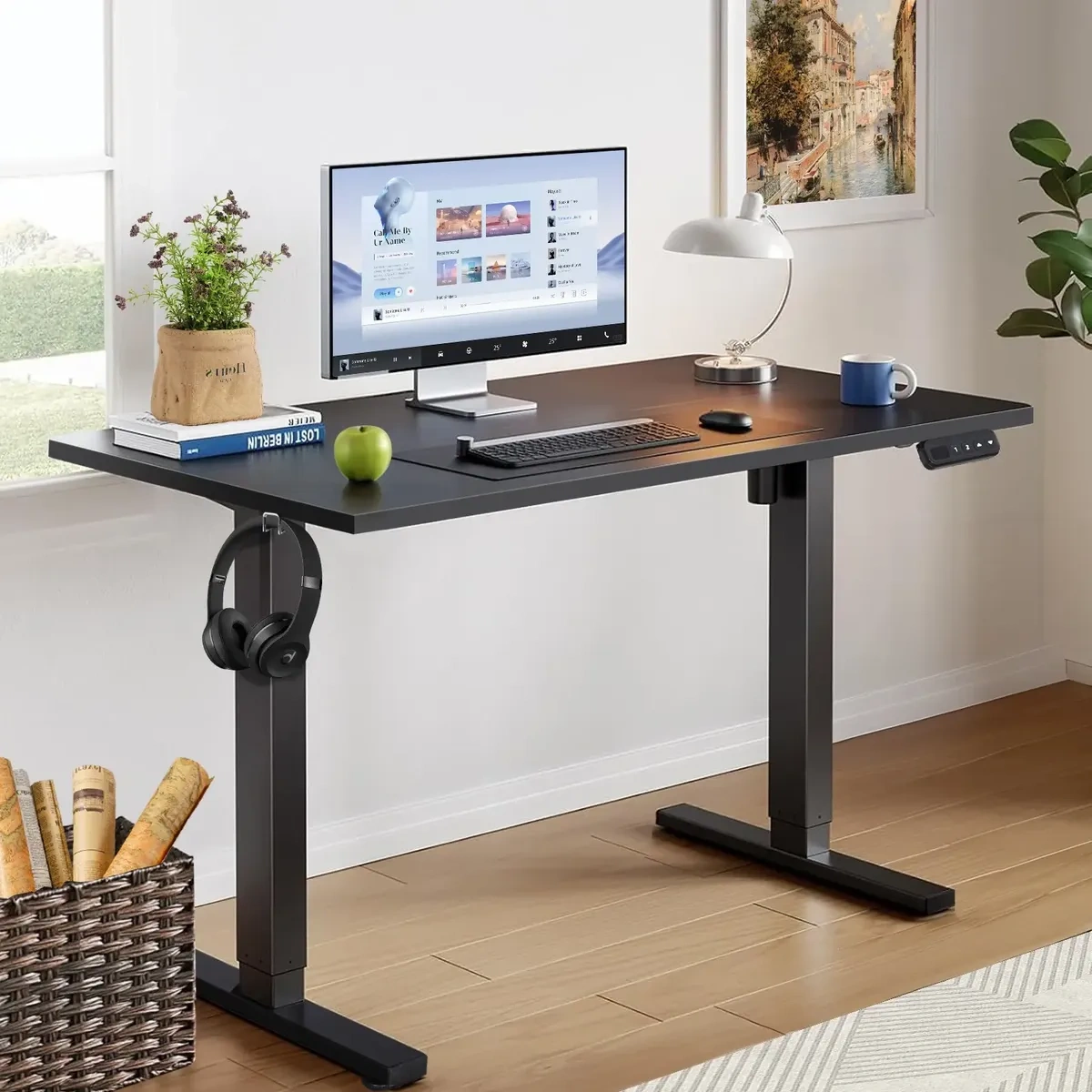 Electric Adjustable Height Gamer Desk L140*w60*h115cm