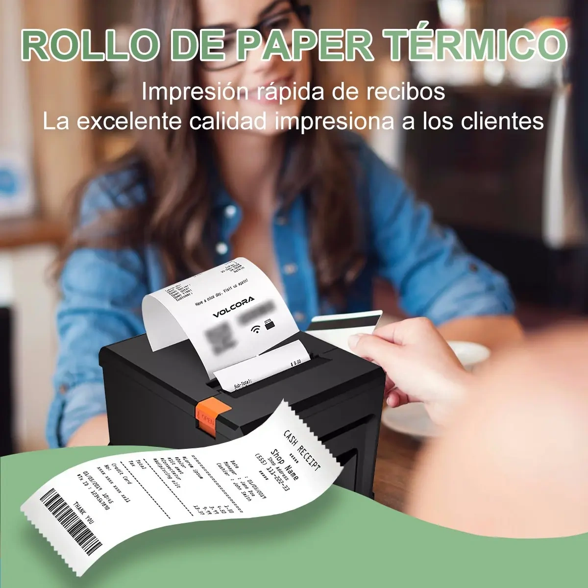 100 Rolls Thermal Paper 80x50mm For 80mm Printer