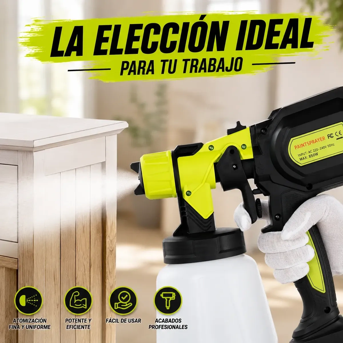 1,400 ml 1,200W Electric Paint Sprayer