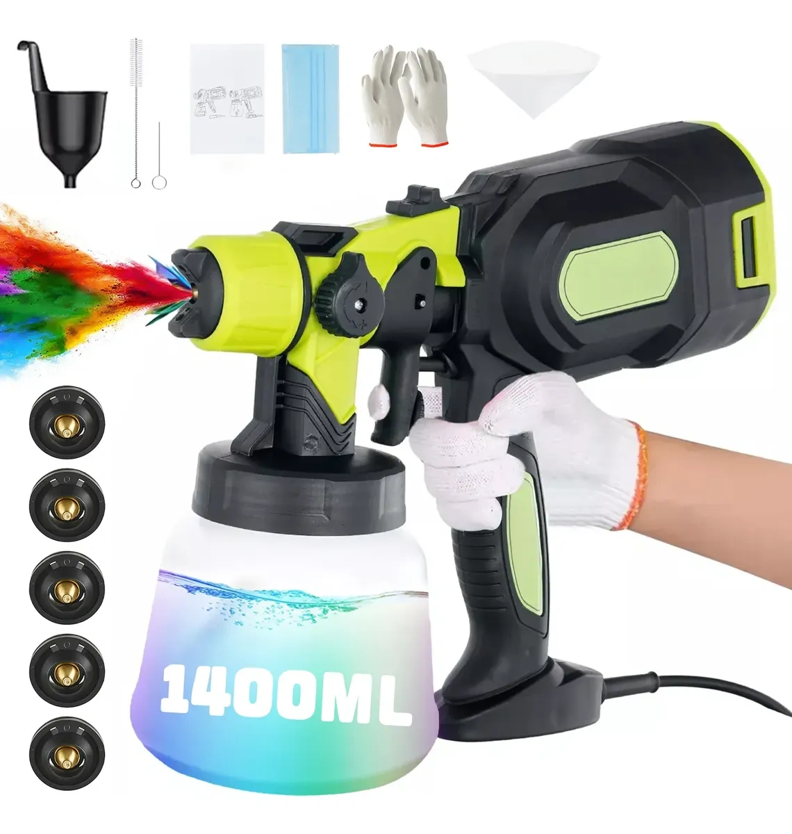 1,400 ml 1,200W Electric Paint Sprayer