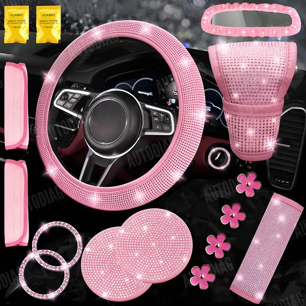 Autodiag® Universal Protector For Steering Wheel Diamond