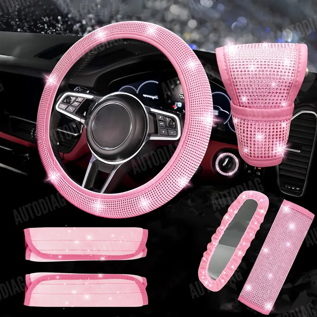Autodiag® Universal Protector For Steering Wheel Diamond