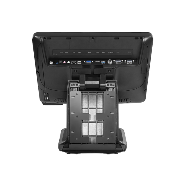 15 inch 1024 * 768 private model dining hotel cash register aluminum alloy capacitor touch screen POS cash register integrated machine