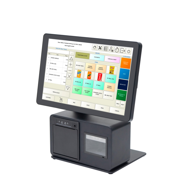 Fushi Dual-Screen POS System: All-in-One Retail & F&B Checkout Solution