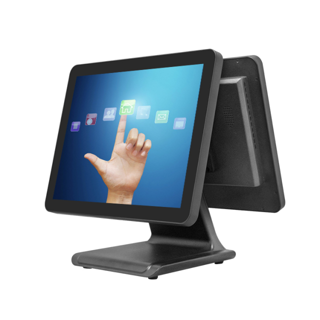 15 Inch Dual Screen Capacitive Touch Screen Frame 1024*768 Industrial LCD Display Metal Business USB Serial 3-Year Warranty