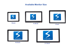 15 " Lcd Capacitive hd Vga Touch Screen Monitor for Point of Sale Pos System