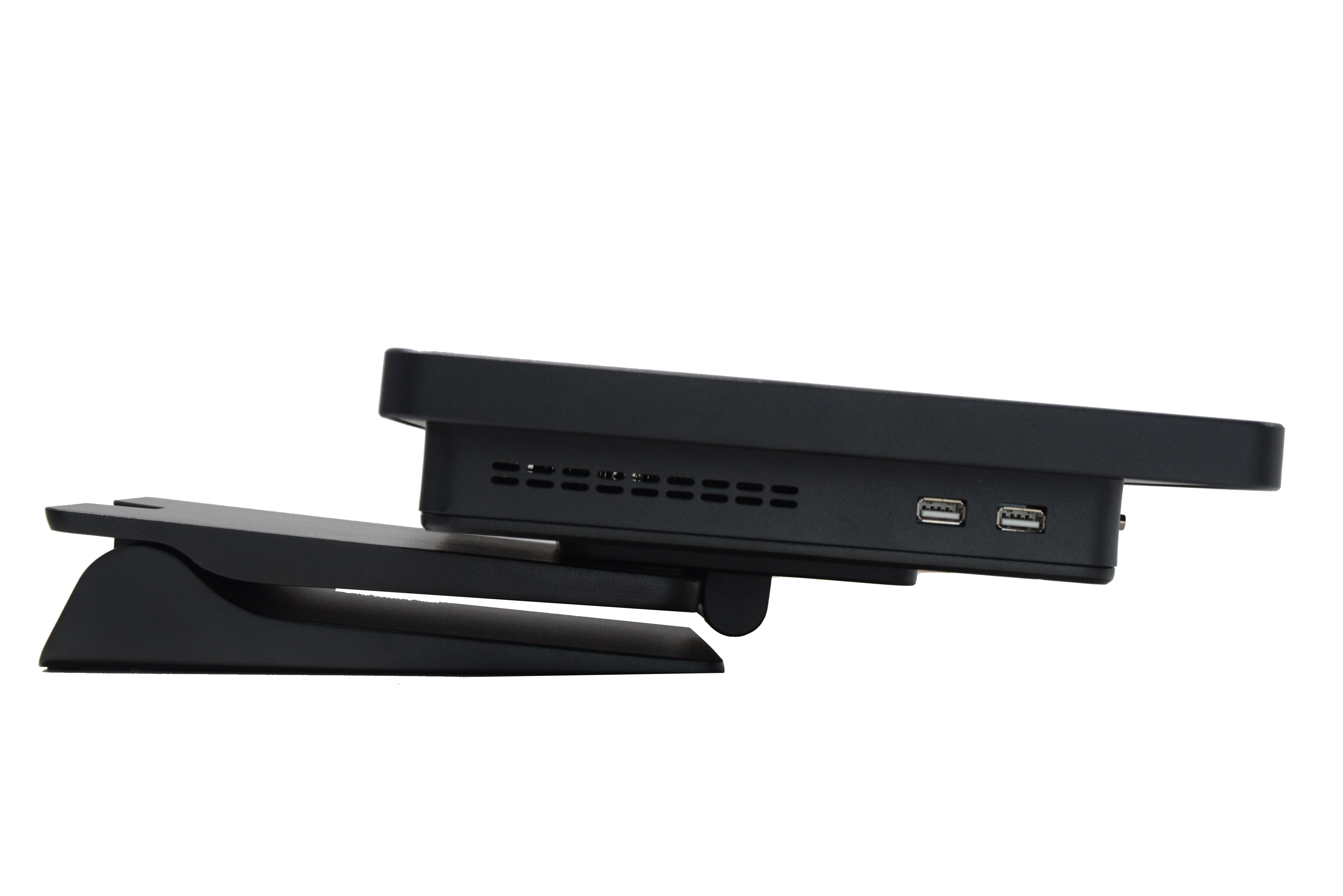 Fanless Dual-Screen POS System, Waterproof Commercial Touch Cash Register for Restaurant & Retail