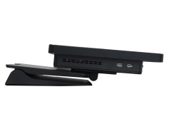 Fanless Dual-Screen POS System, Waterproof Commercial Touch Cash Register for Restaurant & Retail