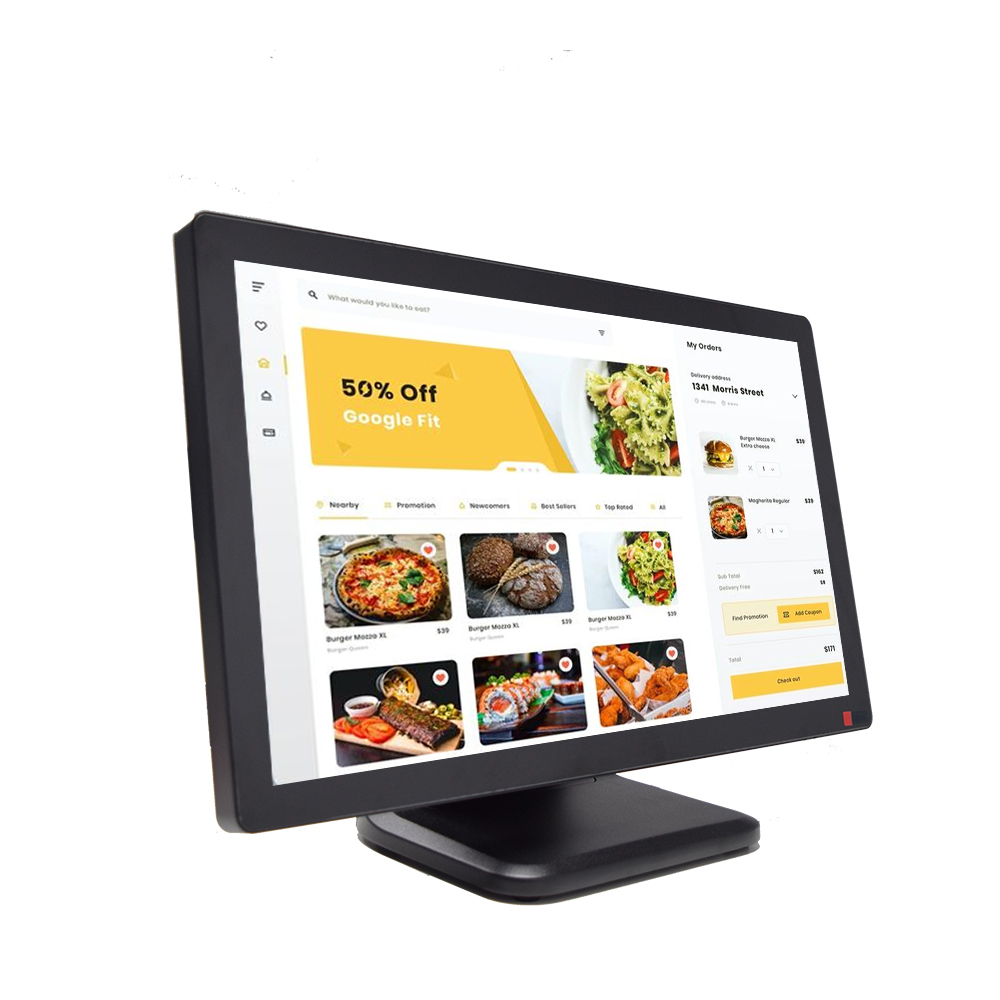 New 21.5-inch High-definition 10-point Capacitive Touch Display for Supermarket Pos System