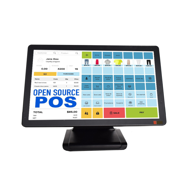 18.5Inch Frame Monitor with Capacitive TouchScreen 1920*1080 Industrial Lcd Monitor Metal for Business
