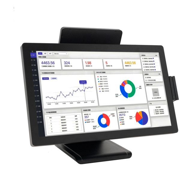 21.5''+15.6'' Premium All-in-One Dual Touch Pos Machine  Caisse Enregistreuse