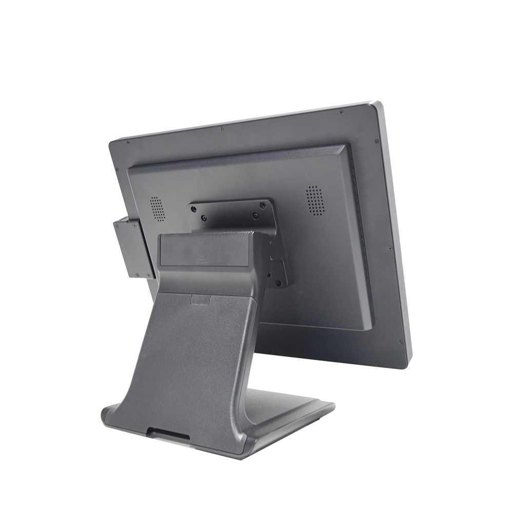 New 17 Inch 1280x1024 Full HD POS Touch Screen Monitor Black Aluminum Metal Frame Capacitive Touch Display USB for Business Use
