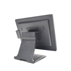 New 17 Inch 1280x1024 Full HD POS Touch Screen Monitor Black Aluminum Metal Frame Capacitive Touch Display USB for Business Use