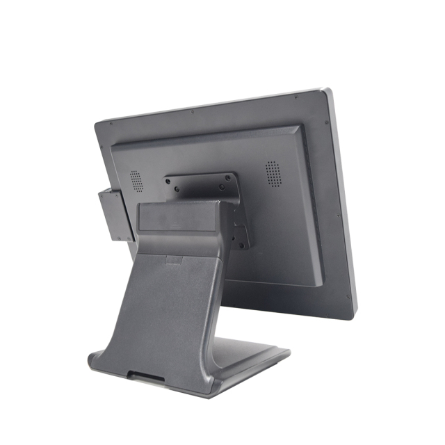 New 17 Inch 1280x1024 Full HD POS Touch Screen Monitor Black Aluminum Metal Frame Capacitive Touch Display USB for Business Use