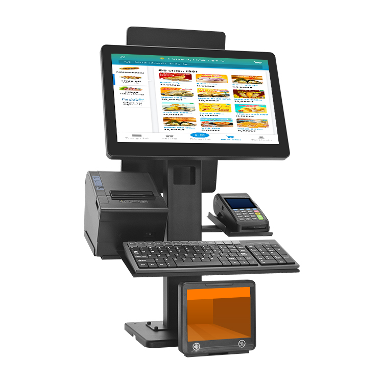 2026 All-New 1920*1080 15.6inch Waterproof Anddustproof All in One Pos System Pos Machine Touch Screen Restaurant Pos System