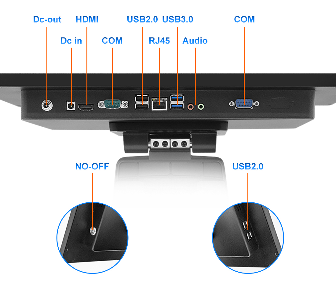 15.6'' Entry Level Metal POS System for Small Business