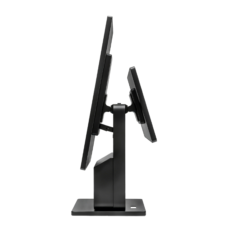 Self-Checkout Machine 23.8"+18.5" Touch Screens | Built-in Printer & Scanner | Dual/Single POS for Supermarkets