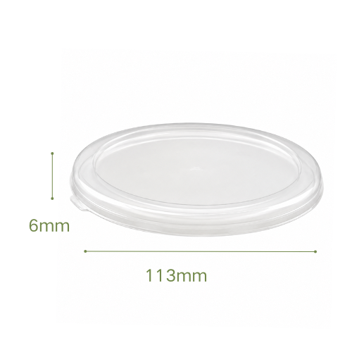 PET Flat Lid for 8oz Bowl