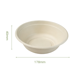 Biodegradable sugarcane bagasse pulp disposable fruit and vegetable salad bowl,MY SHOP,PET flat lid for poke bowls             PET dome lid for poke bowls