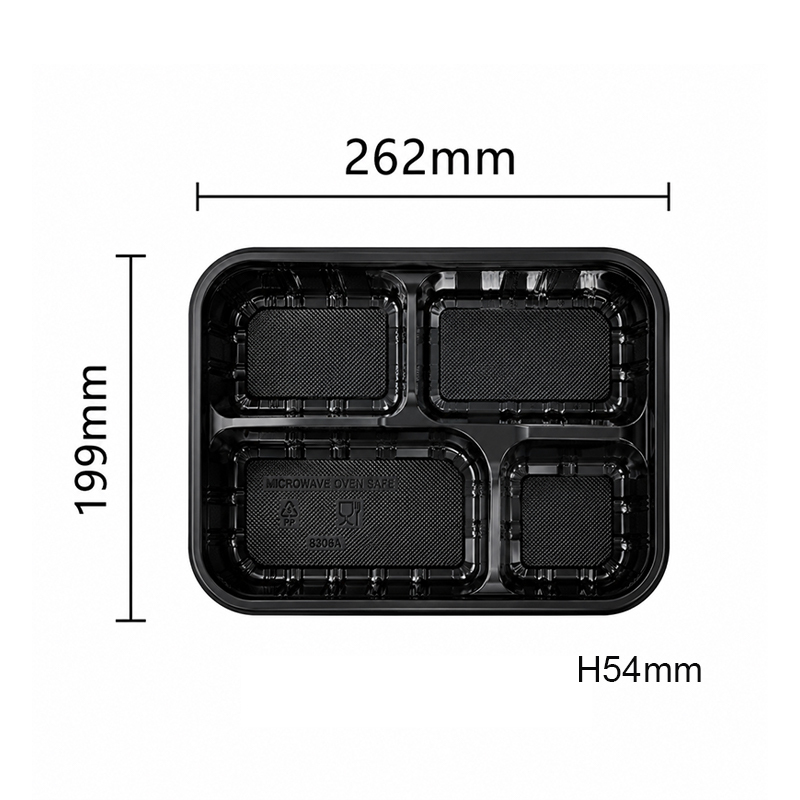 Food Grade PS Disposable Compartment Lunch Boxes, Takeaway & Commercial Catering Containers,MY SHOP,American fast food box