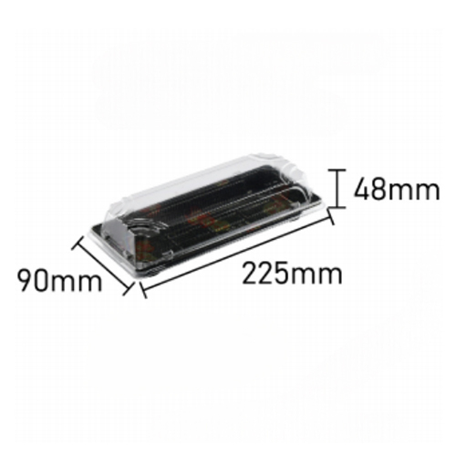 Food-grade PET disposable sushi boxes WP1000-WP13 series, multi-size commercial catering packaging containers.,MY SHOP,series sushi boxes