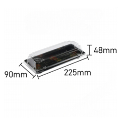Food-grade PET disposable sushi boxes WP1000-WP13 series, multi-size commercial catering packaging containers.,MY SHOP,series sushi boxes