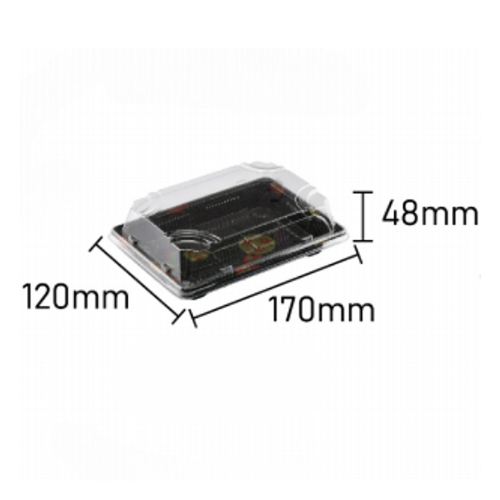 Food-grade PET disposable sushi boxes WP1000-WP13 series, multi-size commercial catering packaging containers.,MY SHOP,series sushi boxes