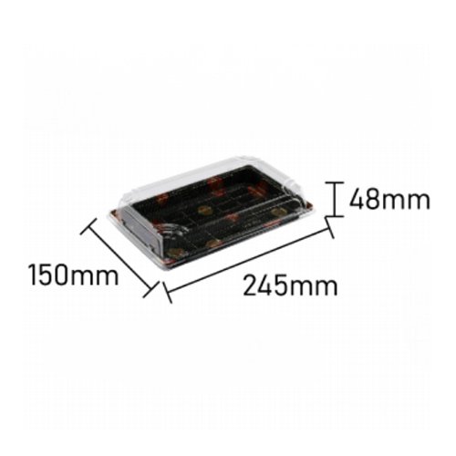 Food-grade PET disposable sushi boxes WP1000-WP13 series, multi-size commercial catering packaging containers.,MY SHOP,series sushi boxes