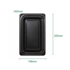 Food Grade PP Disposable American-Style Lunch Boxes for Commercial Catering & Takeaway,MY SHOP,American fast food box