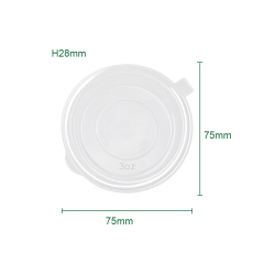 Disposable sushi sauce dish made of PET material, commercial takeaway container,MY SHOP,ood-Grade Disposable Sauce Containers | Multi-Size, Thick & Sturdy for Takeaway