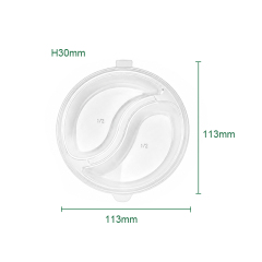 Disposable sushi sauce dish made of PET material, commercial takeaway container,MY SHOP,ood-Grade Disposable Sauce Containers | Multi-Size, Thick & Sturdy for Takeaway
