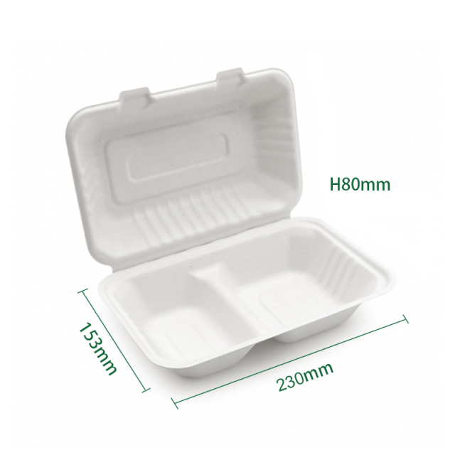 9x6x3 2-compartment lockable box P