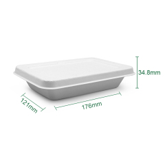 Narrow Rim 500ml Square Box