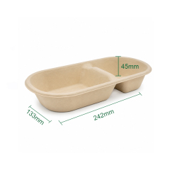 850 2-compartment Salad Box