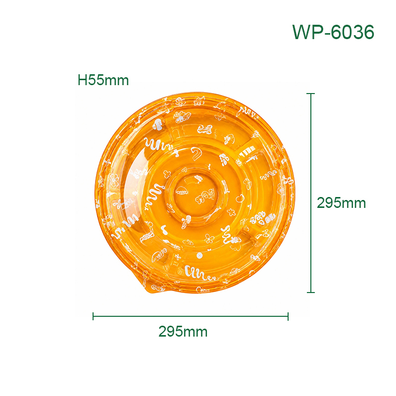PET Disposable Deep Compartment Round Plates, Packaging Containers for Fruits, Desserts, Pastries, Supermarkets, Catering & Takeaway,MY SHOP,PET Disposable Deep Compartment Round Plates, Packaging Containers for Fruits, Desserts, Pastries, Supermarkets, Catering & Takeaway