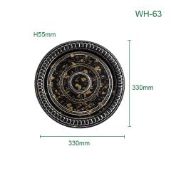 PET Disposable Deep Compartment Round Plates, Packaging Containers for Fruits, Desserts, Pastries, Supermarkets, Catering & Takeaway,MY SHOP,PET Disposable Deep Compartment Round Plates, Packaging Containers for Fruits, Desserts, Pastries, Supermarkets, Catering & Takeaway
