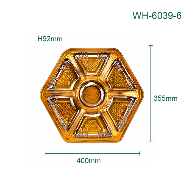 PET Disposable Deep Compartment Round Plates, Packaging Containers for Fruits, Desserts, Pastries, Supermarkets, Catering & Takeaway,MY SHOP,PET Disposable Deep Compartment Round Plates, Packaging Containers for Fruits, Desserts, Pastries, Supermarkets, Catering & Takeaway