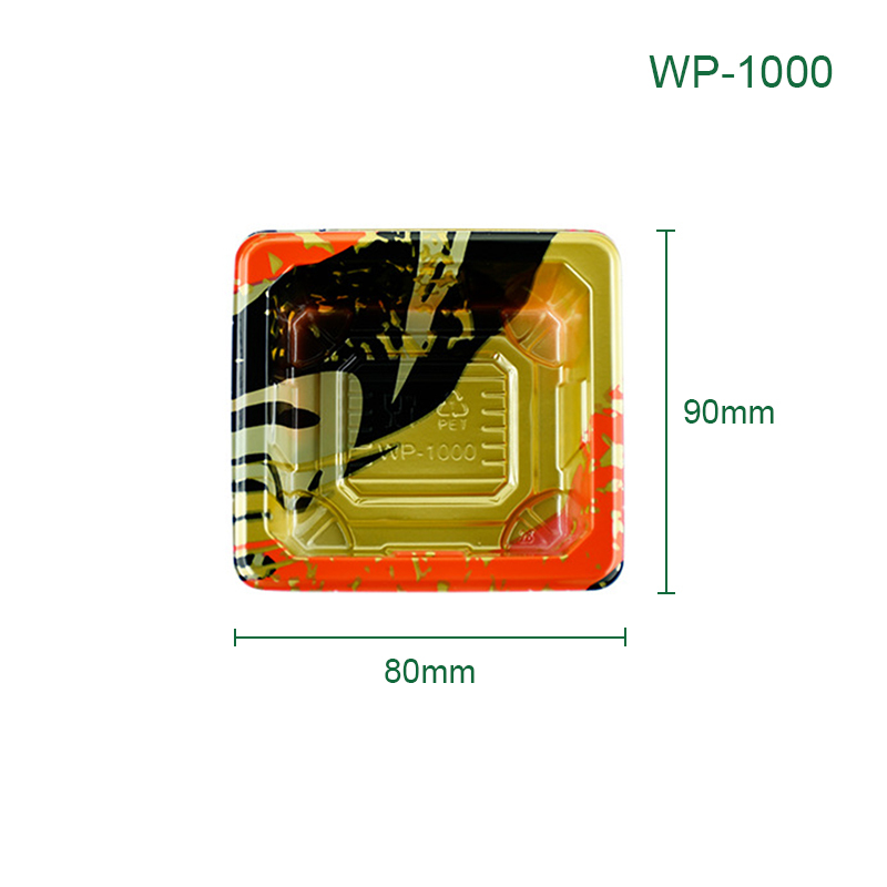Food-grade PET disposable sushi boxes WP1000-WP13 series, multi-size commercial catering packaging containers,MY SHOP,Food-grade PET disposable sushi boxes WP1000-WP13 series, multi-size commercial catering packaging containers