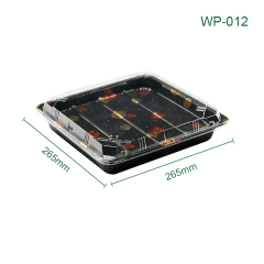 Food-grade PET disposable sushi boxes WP1000-WP13 series, multi-size commercial catering packaging containers,MY SHOP,Food-grade PET disposable sushi boxes WP1000-WP13 series, multi-size commercial catering packaging containers