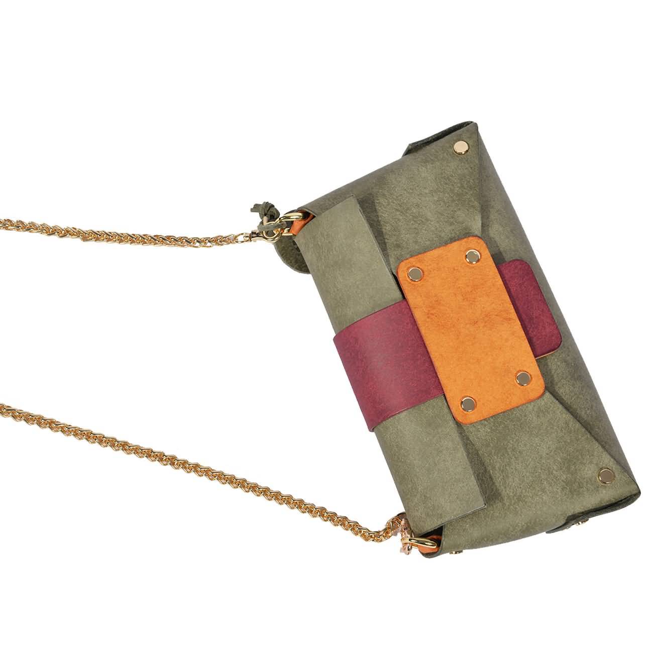 RAIKOU Damen Handtasche aus pflanzlich gegerbtem Leder italienische Lederwaren  Abendtasche Echt-Leder Schultertasche Umhängetasche schönes Vintage Design Vegetable-tanned leather cross-body bag