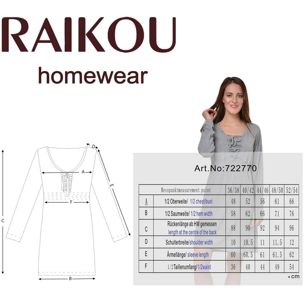 RAIKOU Damen Jersey Kleid Langarm Knielang feminine Looks Elegant trendiges Homewear Kleid Minikleider Strandkleider Nachthemd Loungewear