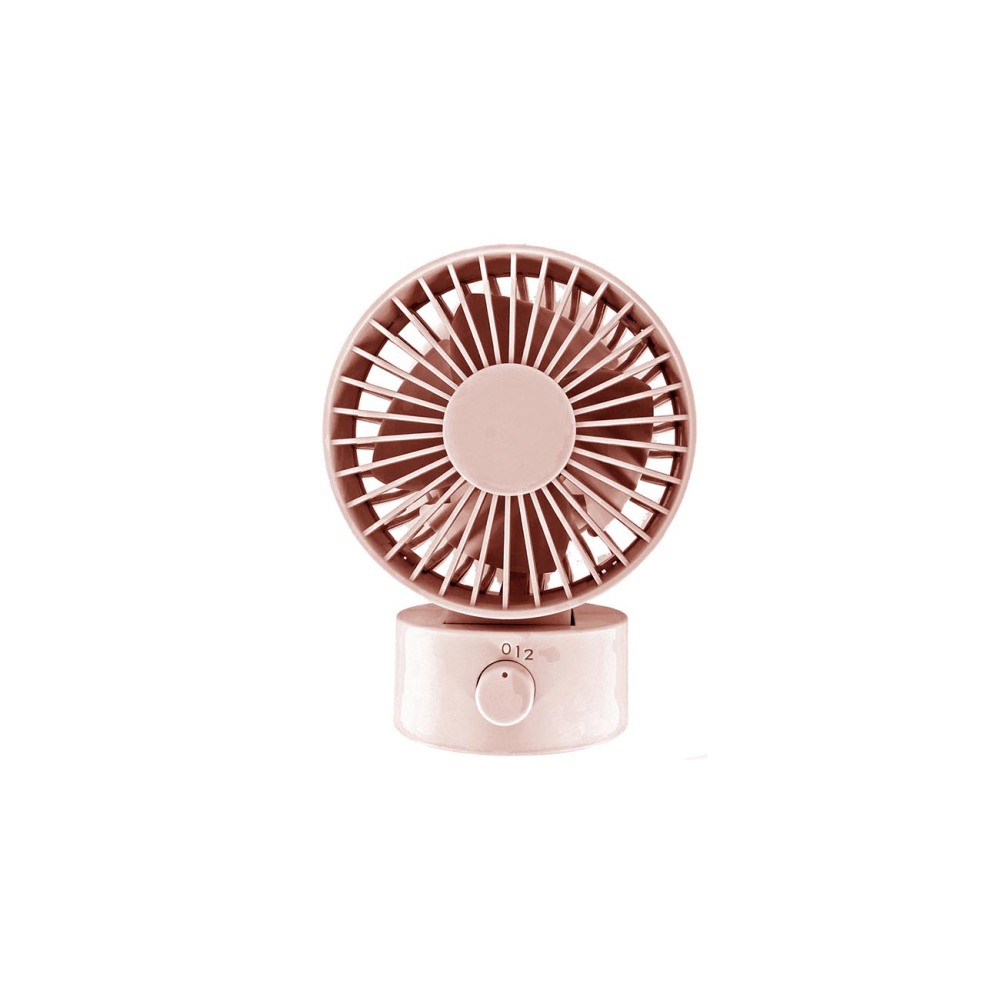 RAIKOU Mini USB Turbo Ventilator Tischventilator USB Geräuscharmer Desk Fan Büro desktop Lüfter Neigbar, Mit An/Ausschalter