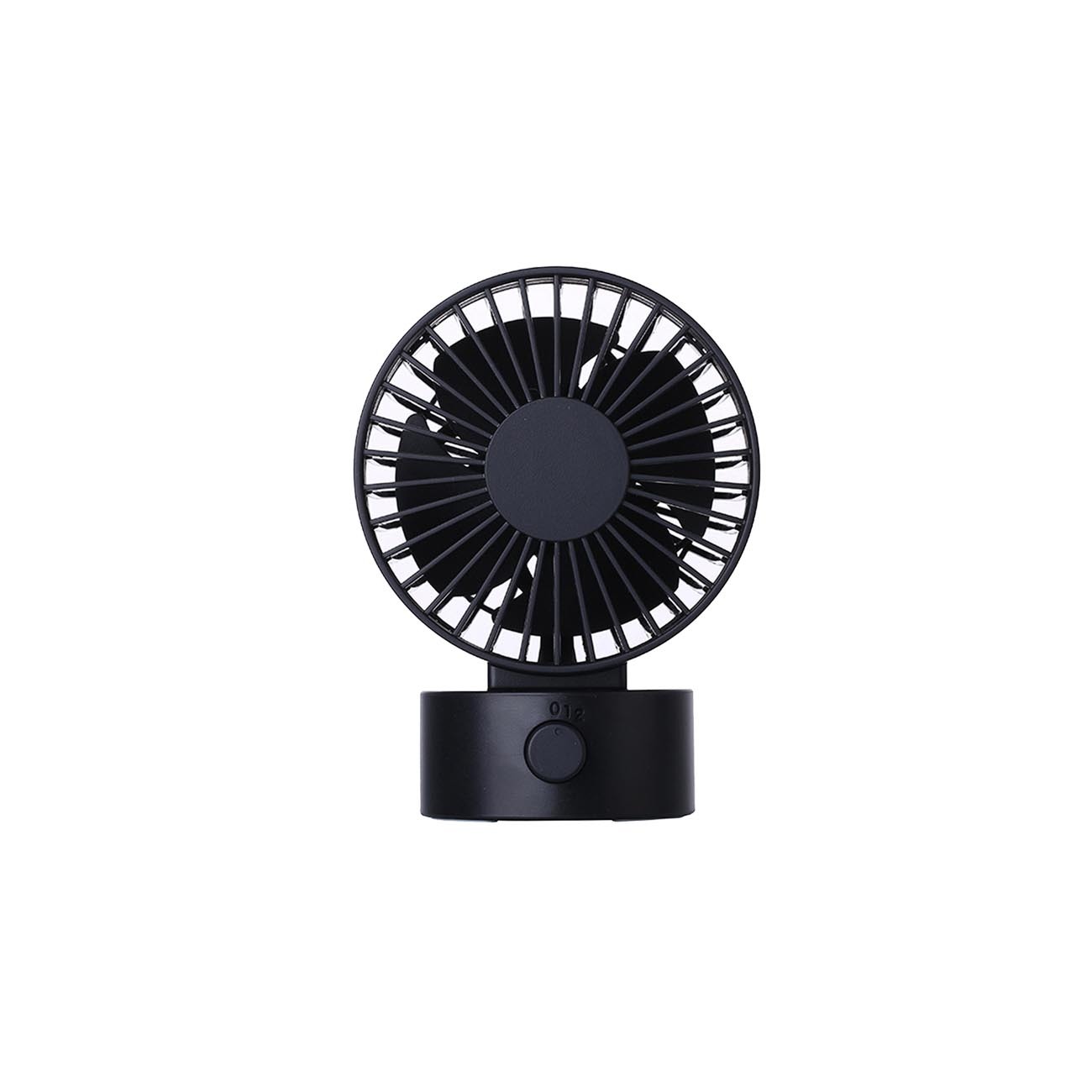 RAIKOU Mini USB Turbo Ventilator Tischventilator USB Geräuscharmer Desk Fan Büro desktop Lüfter Neigbar, Mit An/Ausschalter