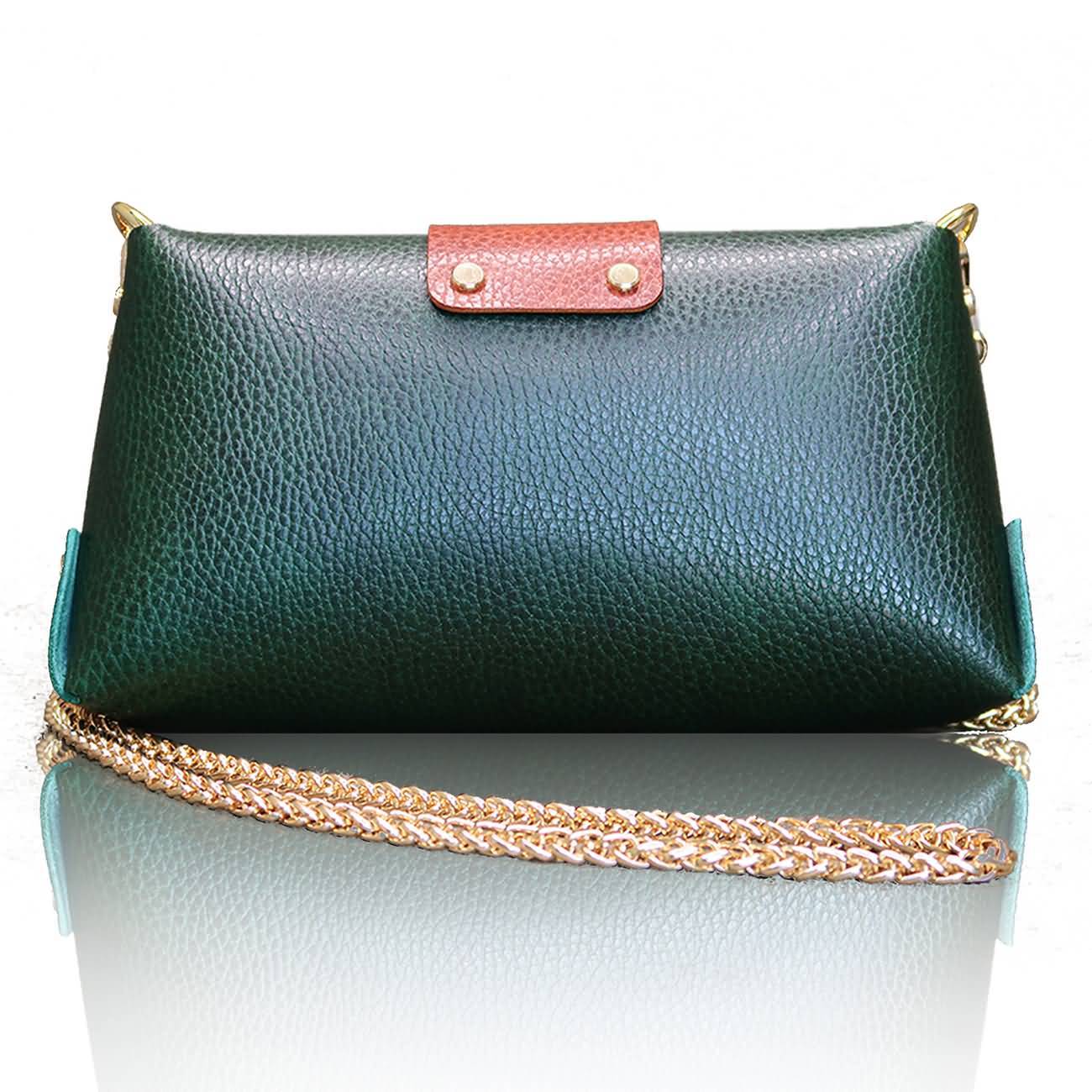 RAIKOU Damen Handtasche aus pflanzlich gegerbtem Leder italienische Lederwaren  Abendtasche Echt-Leder Schultertasche Umhängetasche schönes Vintage Design Vegetable-tanned leather cross-body bag