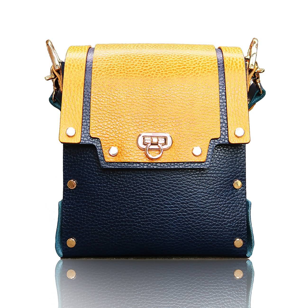 RAIKOU Damen Handtasche aus pflanzlich gegerbtem Leder italienische Lederwaren  Abendtasche Echt-Leder Schultertasche Umhängetasche schönes Vintage Design Vegetable-tanned leatherhandbag