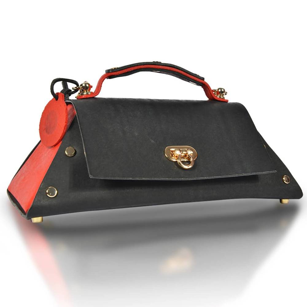 RAIKOU Damen Handtasche aus pflanzlich gegerbtem Leder italienische Lederwaren  Abendtasche Echt-Leder Schultertasche Umhängetasche schönes Vintage Design Vegetable-tanned leather shoulder bag