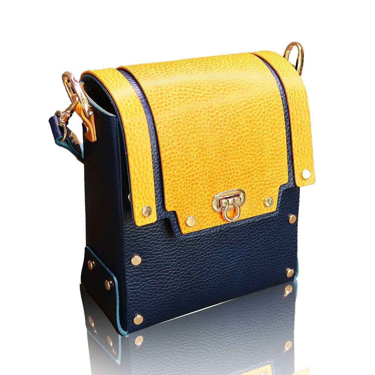RAIKOU Damen Handtasche aus pflanzlich gegerbtem Leder italienische Lederwaren  Abendtasche Echt-Leder Schultertasche Umhängetasche schönes Vintage Design Vegetable-tanned leatherhandbag