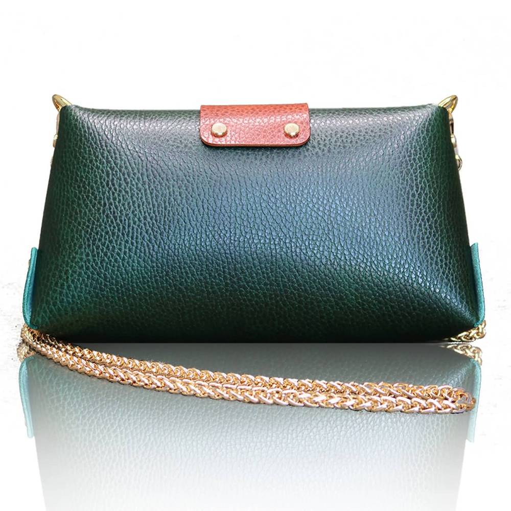 RAIKOU Damen Handtasche aus pflanzlich gegerbtem Leder italienische Lederwaren  Abendtasche Echt-Leder Schultertasche Umhängetasche schönes Vintage Design Vegetable-tanned leather cross-body bag