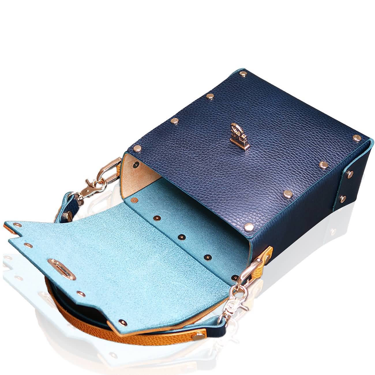 RAIKOU Damen Handtasche aus pflanzlich gegerbtem Leder italienische Lederwaren  Abendtasche Echt-Leder Schultertasche Umhängetasche schönes Vintage Design Vegetable-tanned leatherhandbag